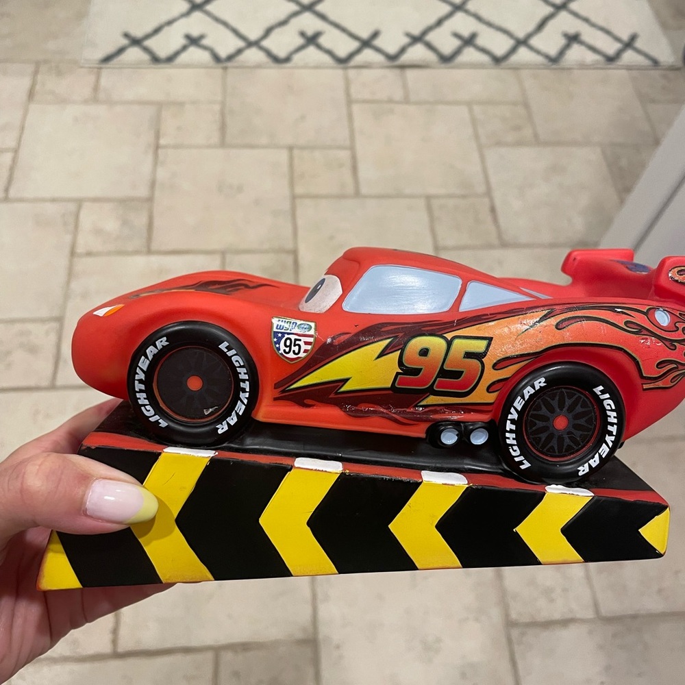 Lightning McQueen piggy bank